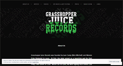 Desktop Screenshot of grasshopperjuice.com